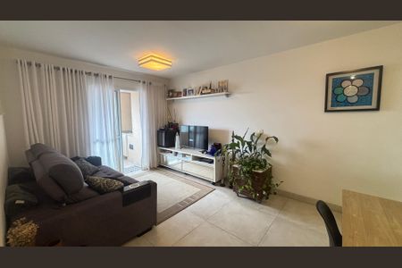 Sala  de apartamento à venda com 2 quartos, 78m² em Campestre, Santo André