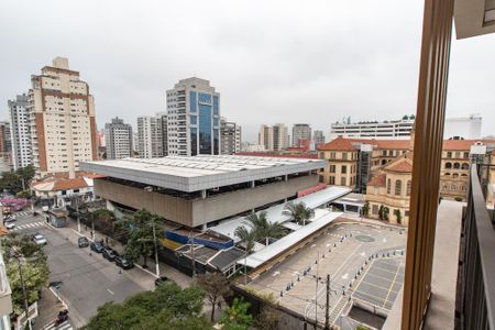 Vista da varanda de kitnet/studio à venda com 1 quarto, 25m² em Vila Mariana, São Paulo