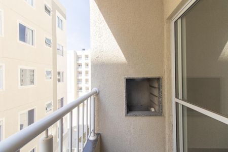 Varanda gourmet de apartamento à venda com 2 quartos, 44m² em Novo Mundo, Curitiba
