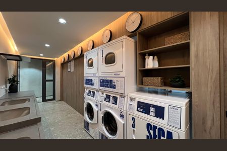 Studio à venda com 25m², 1 quarto e sem vaga Studio à venda com 25m², 1 quarto e sem vagaÁrea Comum - Lavanderia