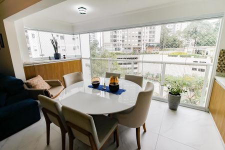 Varanda da Sala de apartamento à venda com 3 quartos, 106m² em Vila Andrade, São Paulo