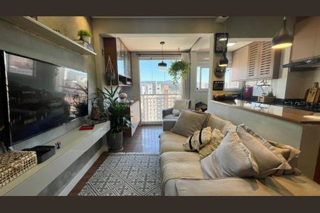 Sala de apartamento para alugar com 2 quartos, 63m² em Vila Milton, Guarulhos