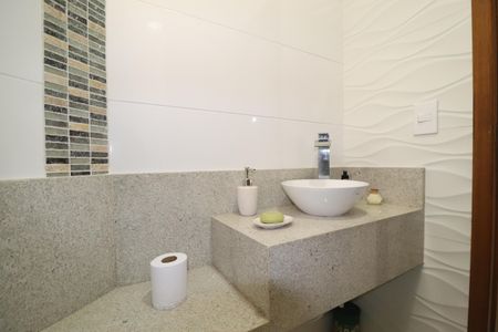 Lavabo de apartamento à venda com 3 quartos, 108m² em Campestre, Santo André