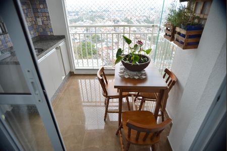 Sacada de apartamento à venda com 3 quartos, 65m² em Santa Maria, Santo André