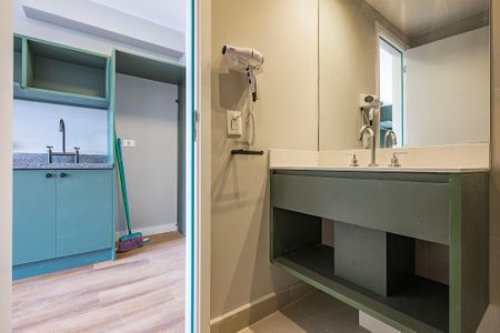 Studio à venda com 25m², 1 quarto e sem vagaBanheiro