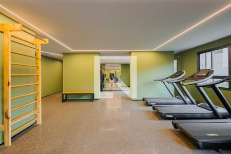 Studio à venda com 25m², 1 quarto e sem vagaAcademia