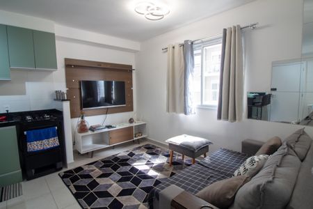 Sala de apartamento para alugar com 1 quarto, 32m² em Jardim Caravelas, São Paulo