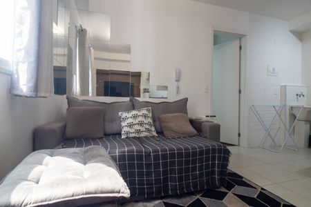 Sala de apartamento para alugar com 1 quarto, 32m² em Jardim Caravelas, São Paulo