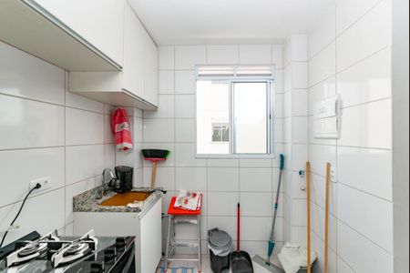 Cozinha de apartamento para alugar com 2 quartos, 45m² em Chácara Cotia, Contagem
