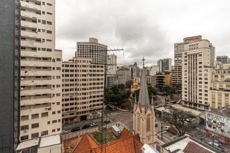 Vista do Quarto de apartamento à venda com 1 quarto, 28m² em República, São Paulo