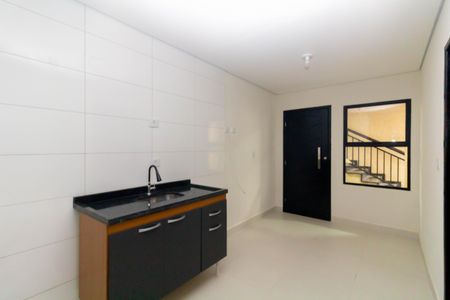 Sala/Cozinha de apartamento à venda com 2 quartos, 34m² em Vila Campanela, São Paulo