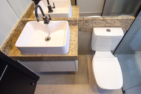 Apartamento para alugar com 52m², 1 quarto e sem vagaBanheiro