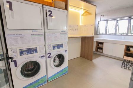 Studio para alugar com 25m², 1 quarto e sem vagaLavanderia