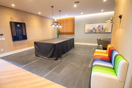 Studio à venda com 28m², 1 quarto e sem vaga Studio à venda com 28m², 1 quarto e sem vagaÁrea comum - Sala de Jogos