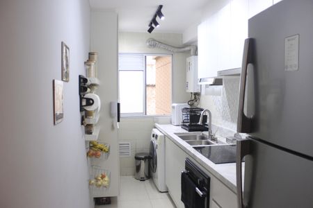 Apartamento à venda com 65m², 3 quartos e 1 vagaCozinha com lavanderia 