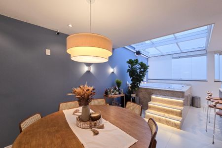 Sala de Jantar de apartamento à venda com 2 quartos, 110m² em Jardim Portugal, São Bernardo do Campo