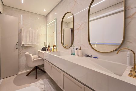 Apartamento à venda com 110m², 2 quartos e 1 vagaBanheiro - Suíte