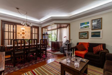 Sala de apartamento à venda com 3 quartos, 114m² em Campo Belo, São Paulo