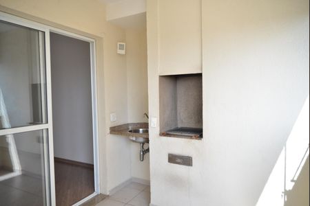 Varanda gourmet de apartamento à venda com 3 quartos, 77m² em Campestre, Santo André