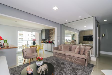 Sala de apartamento para alugar com 2 quartos, 71m² em Jardim Fonte do Morumbi, São Paulo