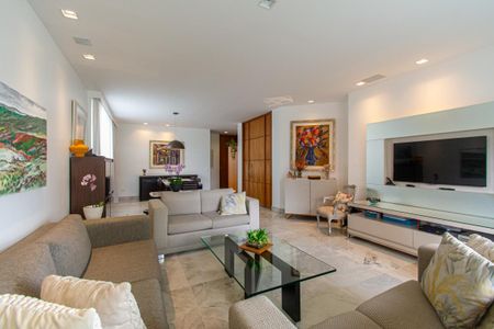 Sala de apartamento à venda com 4 quartos, 212m² em Serra, Belo Horizonte