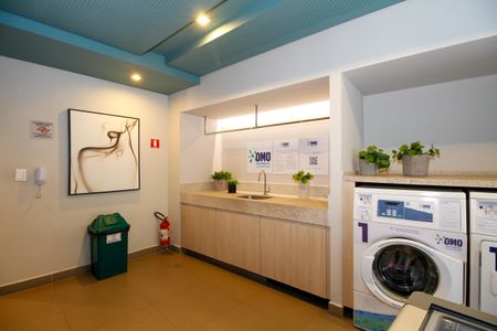 Studio à venda com 25m², 1 quarto e sem vagaÁrea Comum - Lavanderia e Mini Mercado