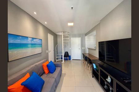 Sala de apartamento para alugar com 3 quartos, 130m² em Botafogo, Rio de Janeiro