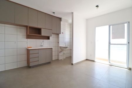 Sala de apartamento para alugar com 2 quartos, 50m² em Gávea, Uberlândia