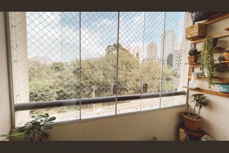 Varanda da Sala de apartamento à venda com 2 quartos, 50m² em Vila Roque, São Paulo