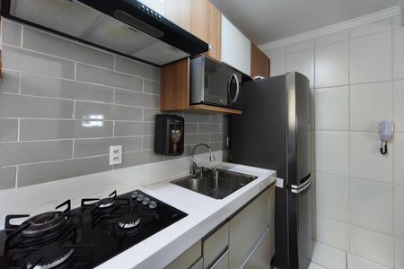 Cozinha de apartamento para alugar com 2 quartos, 48m² em Jardim Nova Europa, Campinas