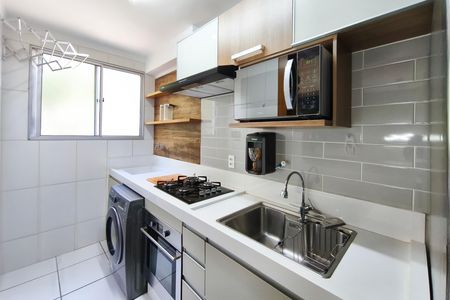 Cozinha de apartamento para alugar com 2 quartos, 48m² em Jardim Nova Europa, Campinas