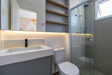 Apartamento à venda com 96m², 3 quartos e 2 vagasBanheiro da Suíte 1