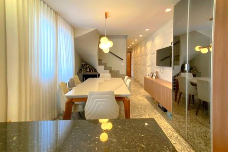 Sala 1 de apartamento à venda com 3 quartos, 121m² em Serra, Belo Horizonte