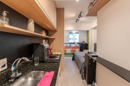 Studio para alugar com 23m², 1 quarto e sem vaga Studio para alugar com 23m², 1 quarto e sem vagaCozinha