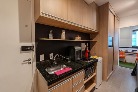 Studio para alugar com 23m², 1 quarto e sem vaga Studio para alugar com 23m², 1 quarto e sem vagaCozinha