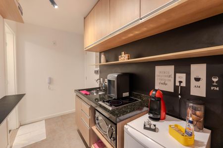 Studio para alugar com 23m², 1 quarto e sem vaga Studio para alugar com 23m², 1 quarto e sem vagaCozinha