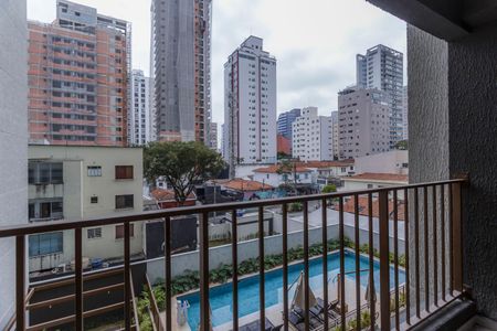 Varanda  de kitnet/studio à venda com 1 quarto, 25m² em Vila Olímpia, São Paulo
