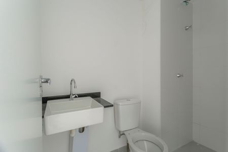 Banheiro Social de kitnet/studio à venda com 1 quarto, 25m² em Vila Olímpia, São Paulo