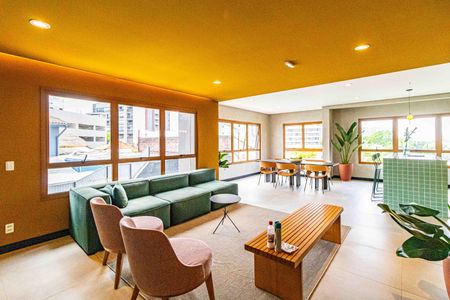 Apartamento para alugar com 43m², 1 quarto e sem vagaÁrea comum - Salão de festas