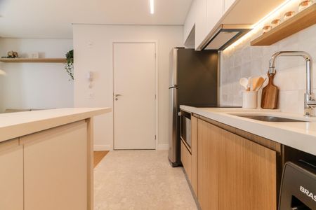 Apartamento para alugar com 43m², 1 quarto e sem vagaCozinha e Área de Serviço