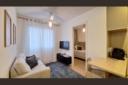 Sala/Cozinha de apartamento à venda com 2 quartos, 35m² em Várzea da Barra Funda, São Paulo