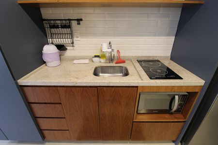 Studio à venda com 30m², 1 quarto e sem vagaCozinha
