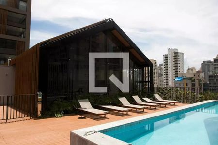 Studio para alugar com 24m², 1 quarto e sem vaga Studio para alugar com 24m², 1 quarto e sem vagaPiscina