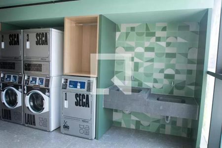 Studio para alugar com 24m², 1 quarto e sem vaga Studio para alugar com 24m², 1 quarto e sem vagaLavanderia