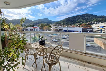 Varanda da Sala de apartamento à venda com 3 quartos, 115m² em Itaipu, Niterói