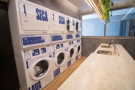 Studio para alugar com 22m², 1 quarto e sem vaga Studio para alugar com 22m², 1 quarto e sem vagaÁrea comum - Lavanderia