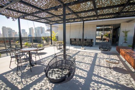 Studio para alugar com 22m², 1 quarto e sem vaga Studio para alugar com 22m², 1 quarto e sem vagaÁrea comum - Churrasqueira