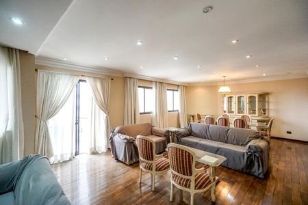 Sala de estar de apartamento à venda com 3 quartos, 185m² em Tatuapé, São Paulo