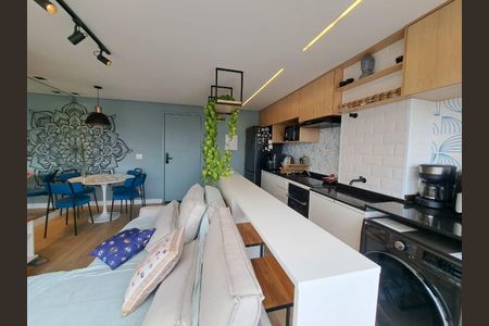 Sala/Cozinha de apartamento à venda com 2 quartos, 42m² em Presidente Altino, Osasco