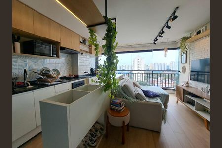 Sala/Cozinha de apartamento à venda com 2 quartos, 42m² em Presidente Altino, Osasco